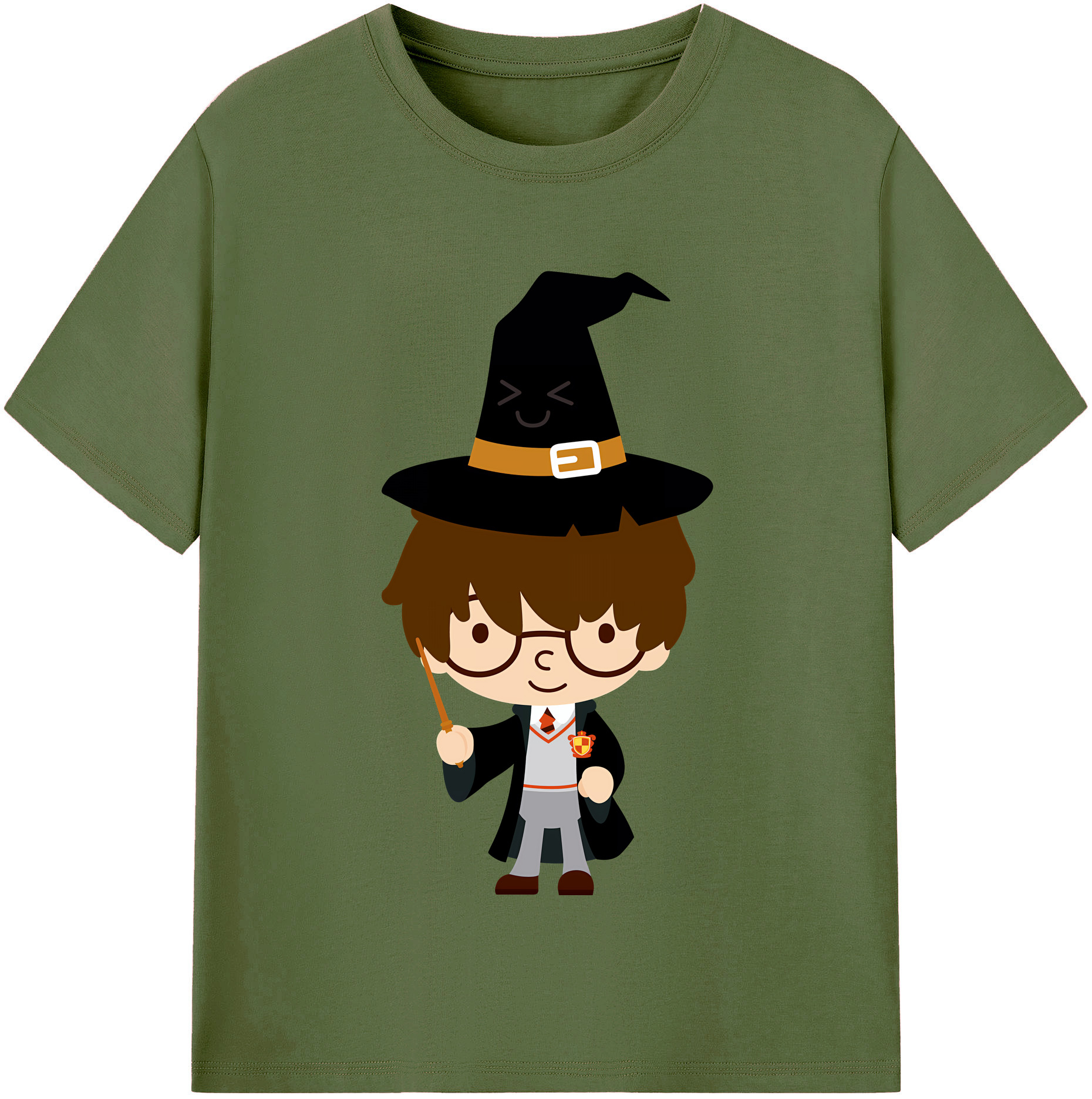 （画像用） Harry Potter ハリー・ポッターシリーズ 綿100％半袖Tシャツ（フロントプリント）